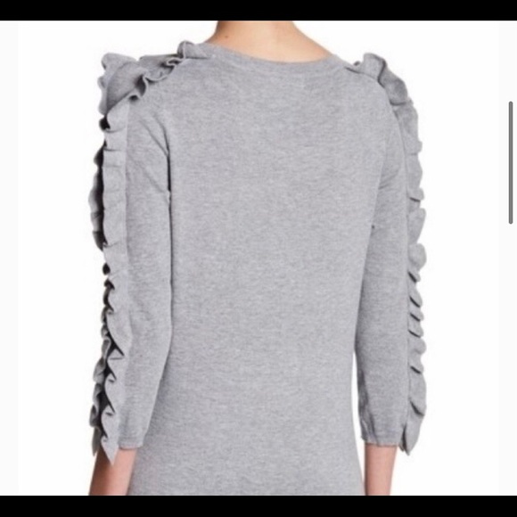 Anthropologie Philosophy Grey Crew Neck Sweater - Picture 2 of 9